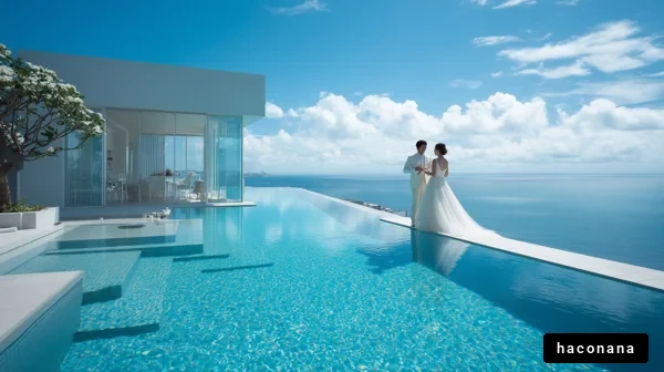 海の見える結婚式