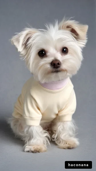 おしゃれな犬のポートレート