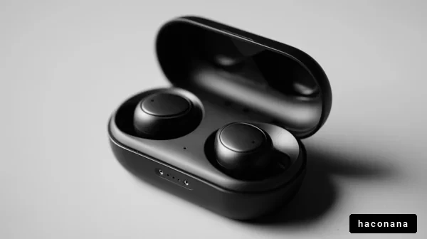 ワイヤレスイヤフォンと充電ケース