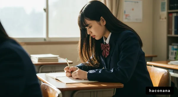 教室で勉強する学生