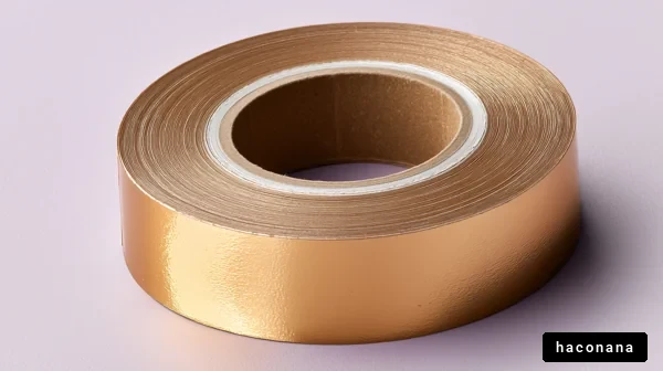 金色のテープの写真