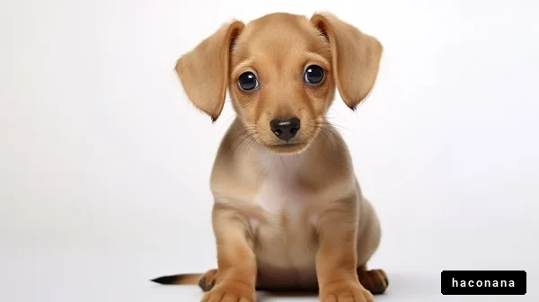 かわいい子犬のポートレート