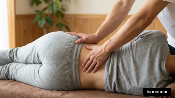 整体施術中の様子