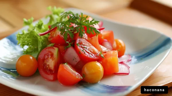 新鮮な野菜サラダ