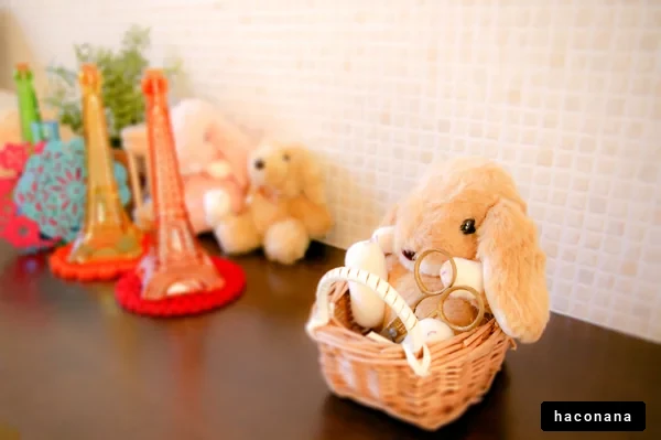 ぬいぐるみのあるかわいい部屋
