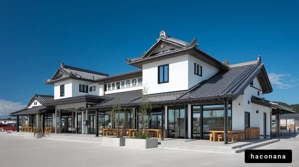 和風建築の商業施設