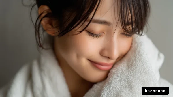 なごみの笑顔を持つ女性