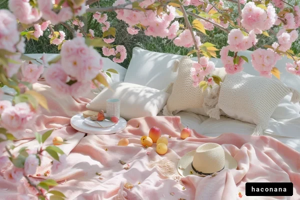 春のピクニック風景