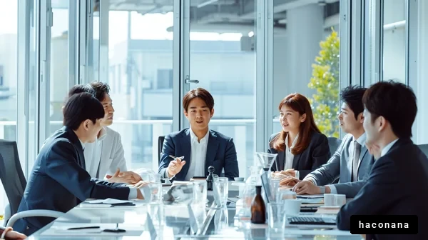 ビジネス会議の風景