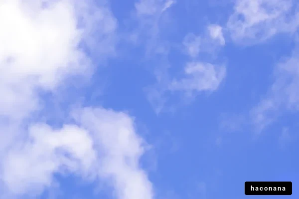 青空と白い雲