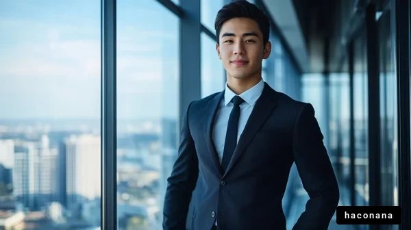ビジネスマンのポートレート