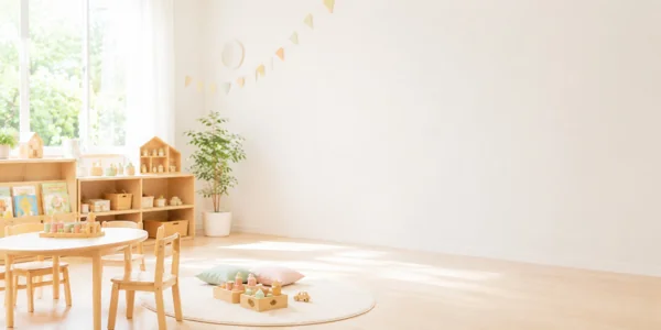 明るい保育室・子ども部屋インテリア
