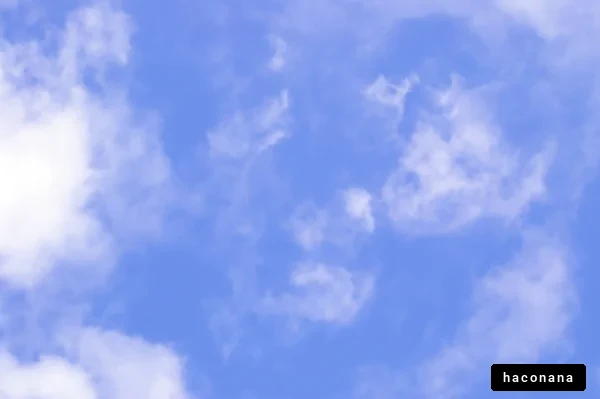 青空と白い雲