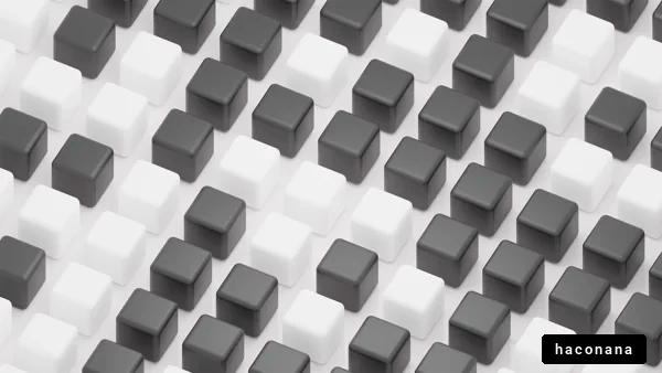 モノトーンのブロックのパターン モノトーンのブロックのパターン