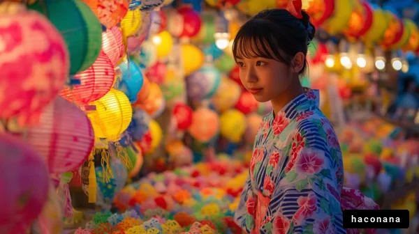 祭りの夜に映える華やかさ