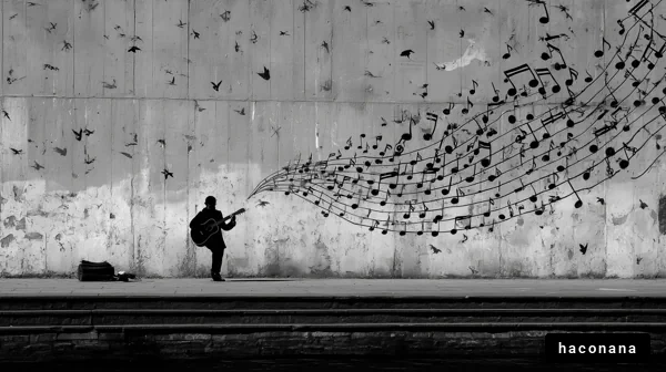 音楽と街の風景