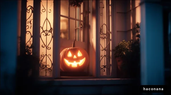 ハロウィンの窓辺 ハロウィンの窓辺