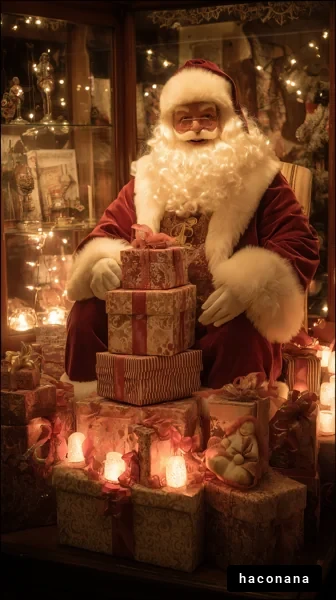 クリスマスのサンタクロース