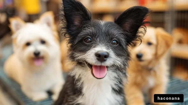 可愛い犬たちの笑顔