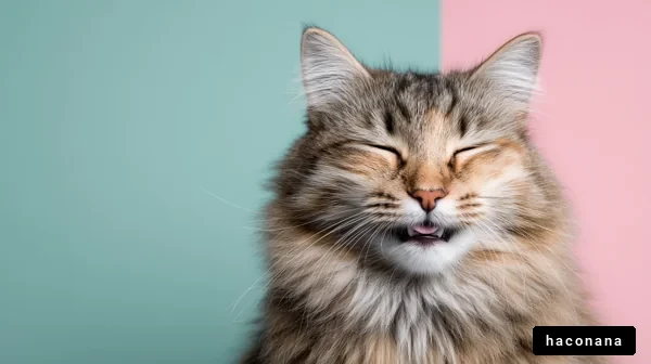 笑顔の猫・可愛らしい表情