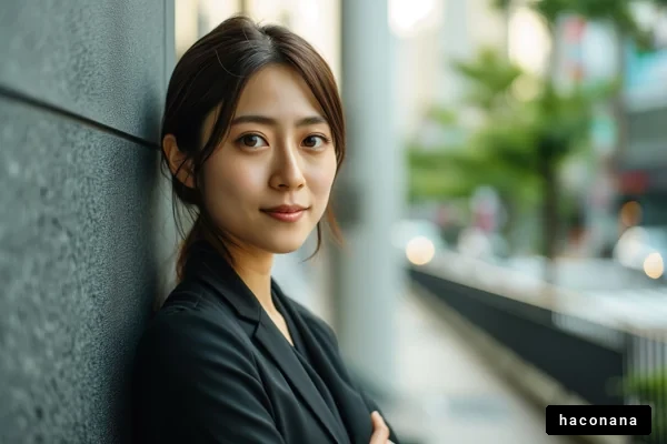 都会的な女性のポートレート