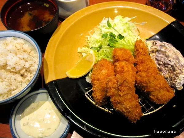 美味しいカキフライ定食