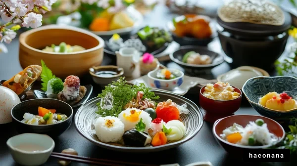美しい和食の盛り付け