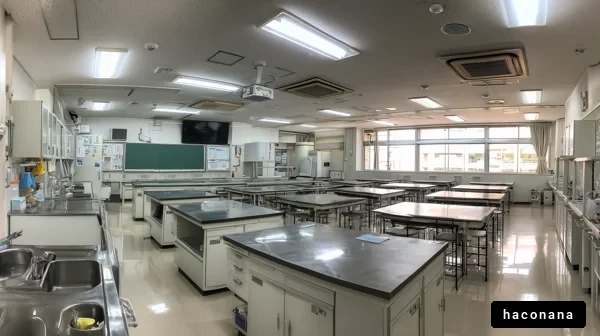教室の広々とした風景