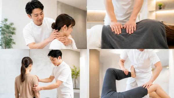 整体師による施術シーン