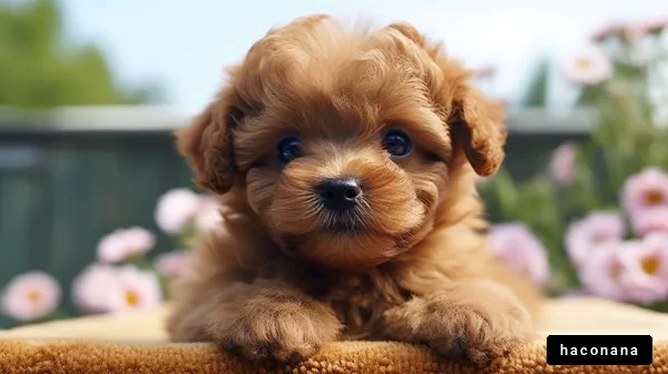 愛らしい子犬のポートレート