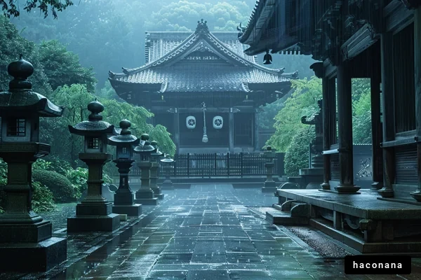 静けさ漂う寺院風景