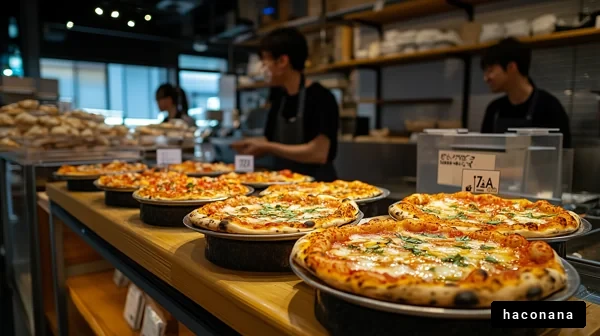 美味しいピザの店