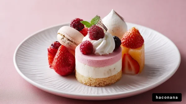 美味しいデザートの盛り合わせ