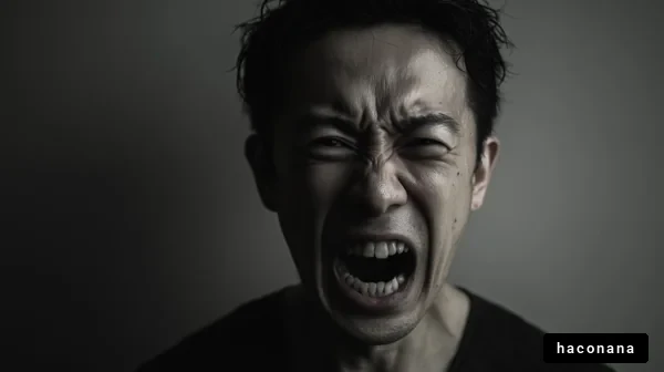 怒りの感情を表現