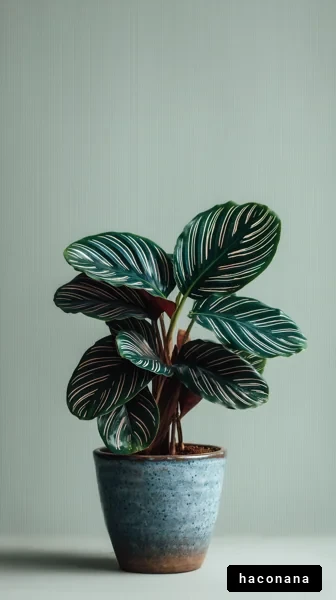 美しい観葉植物と背景