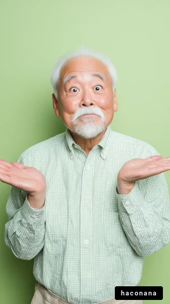 楽しそうな老人の表情
