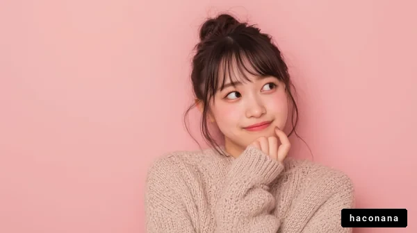 考えごとの女性ポートレート