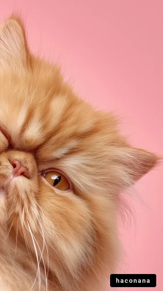 かわいいオレンジの猫