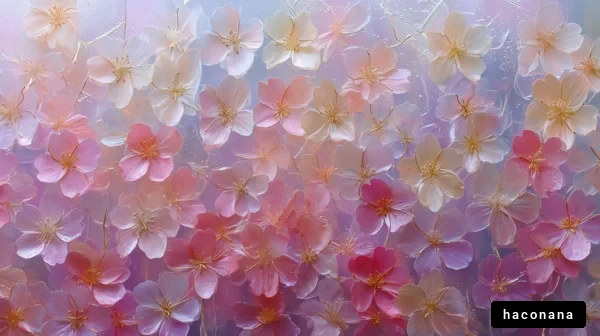 色とりどりの花々