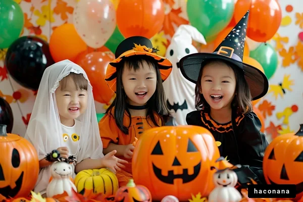 子供たちの楽しいハロウィン 子供たちの楽しいハロウィン
