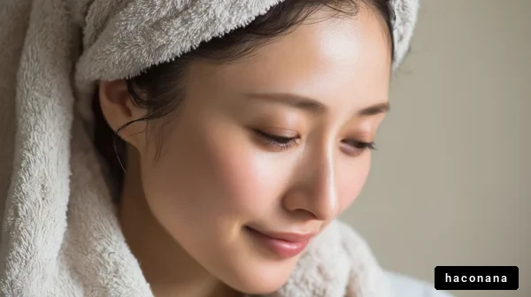 リラックスした女性の横顔
