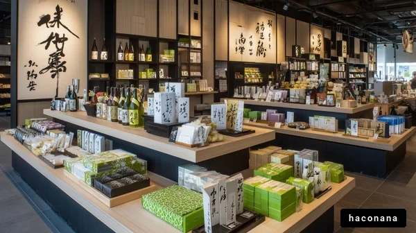 和風土産物店の店内