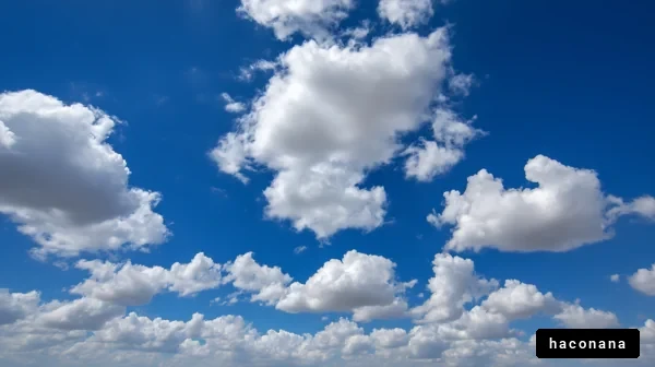 青空と白い雲