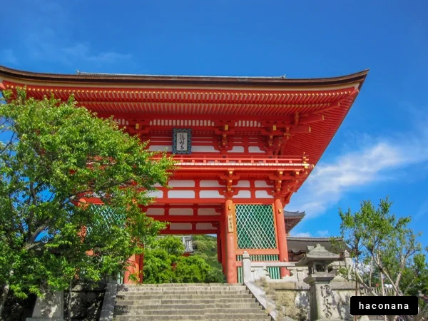 美しい神社の入り口