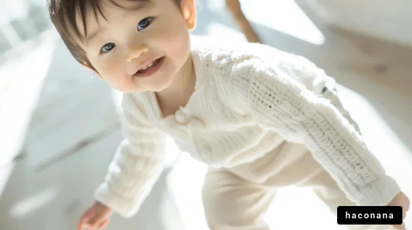 笑顔の赤ちゃん