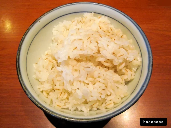ご飯の美味しい盛り付け