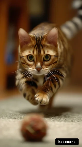 遊ぶ猫の姿