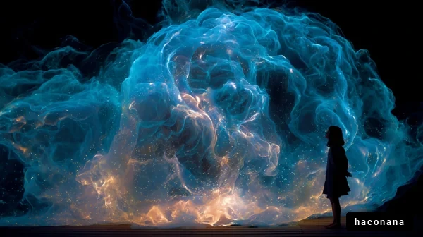 幻想的な光の世界