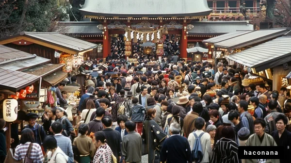 賑わう伝統的な祭りの風景 賑わう伝統的な祭りの風景