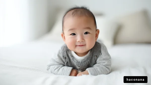 かわいい赤ちゃんの笑顔